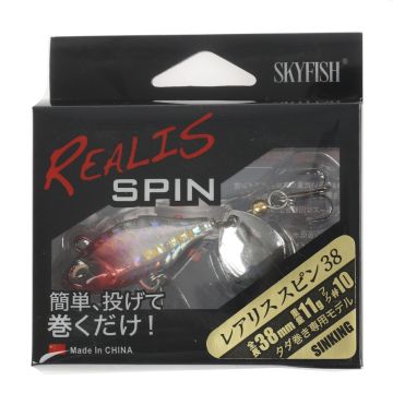 Тейл-спиннер SKYFISH "REALIS" SPIN 38 SW, 38мм, 11гр, цвет: 13#